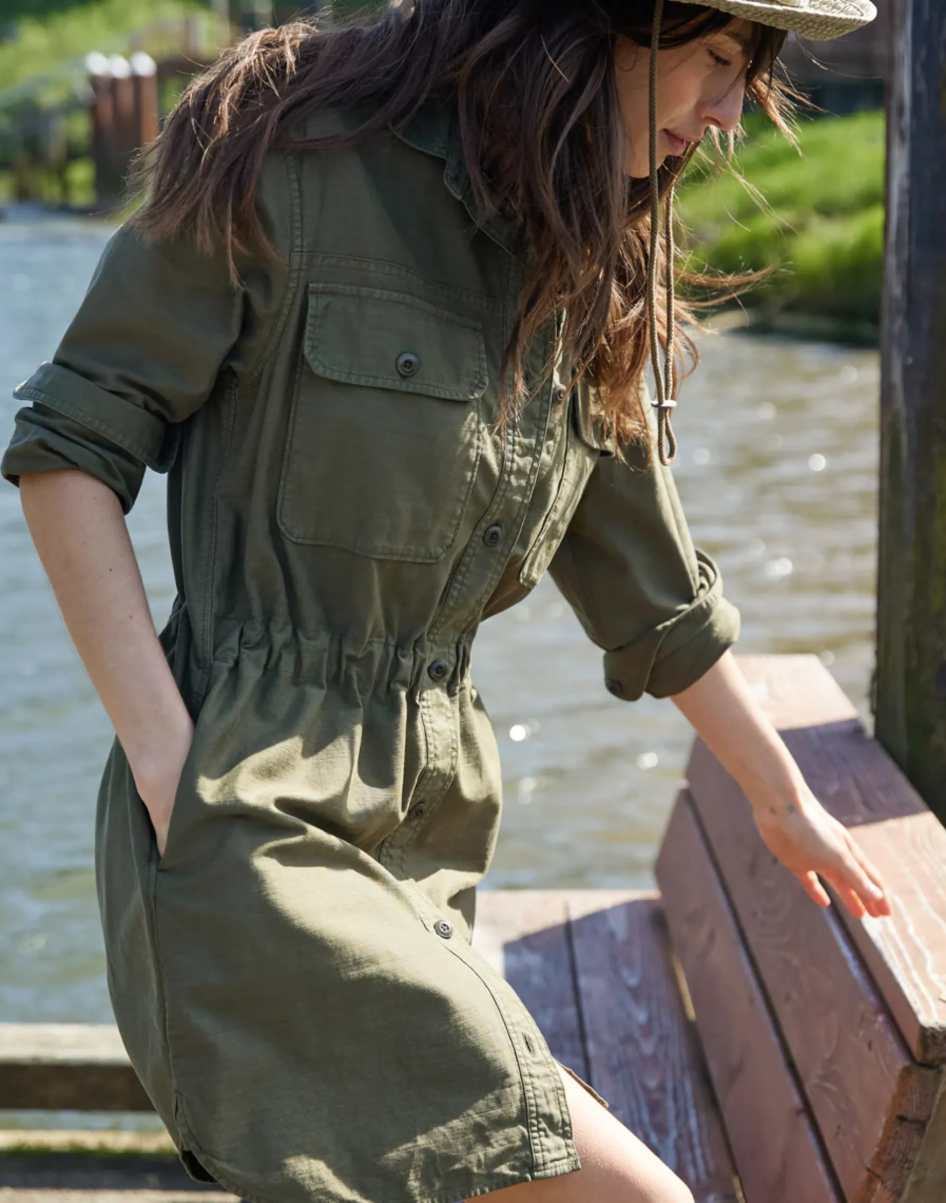 The Traveler Shirt Dress